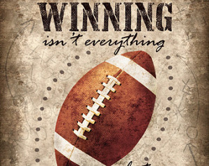 Vince Lombardi Football Quote - photo print - Poster Wall Art Textured ...