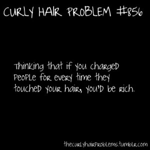 Curly hair issues