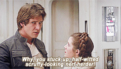Meme —> Day 13: Favourite Movie Ship? Han Solo and Princess Leia ...