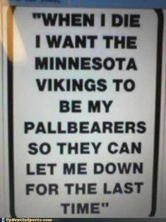Minnesota Vikings jokes help us laugh when we feel like crying! Jokes ...