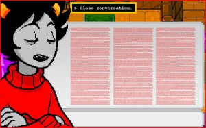 ... like a lot of characters in homestuck give you conflicting emotion