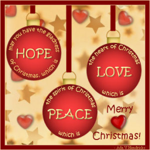 ... of christmas bring you peace the heart of christmas grant you love