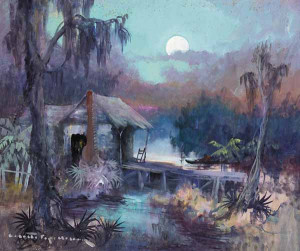 Swamp Oil Paintings On Canvas