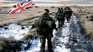 British Military Practices Surprise Attack in Malvinas