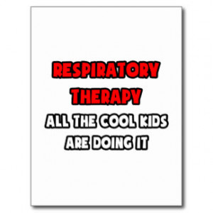 Funny Respiratory Therapist Shirts and Gifts Postcard
