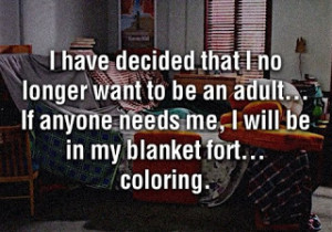 Yep.... blanket fort. Ahh... how I miss those?!