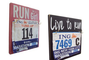 ... two. To find your perfect race bib display visit Running on the Wall