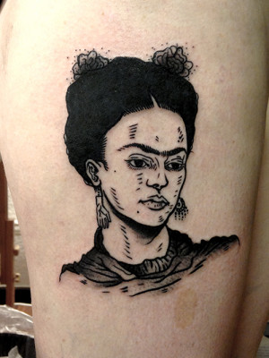 Frida Kahlo done today at Pech und Schwefel tattoo Berlin email ...