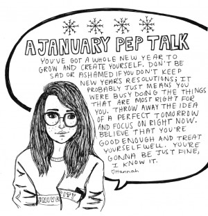 Hi I made a January pep talk. This one’s kinda cheesy but I hope you ...