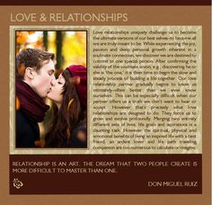 Autumn, Fall, Love, Couples, Relationships, Quotes, Don Miguel Ruiz