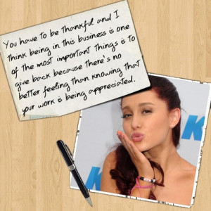 Ariana Grande Victorious Quotes