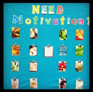 Interactive Motivation Bulletin Board!