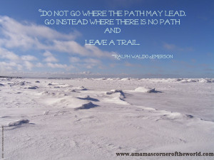 weekend. We don't push ourselves past our comfort zones often enough ...