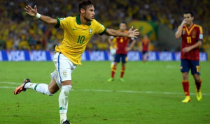 Neymar Jr, Messi, Rafinha and Bojan were the Barça footballers in the ...