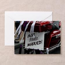 Biker Wedding Greeting Card for