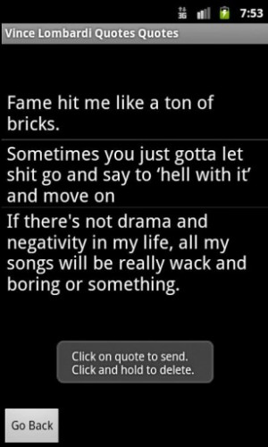 View bigger - Vince Lombardi Quotes for Android screenshot