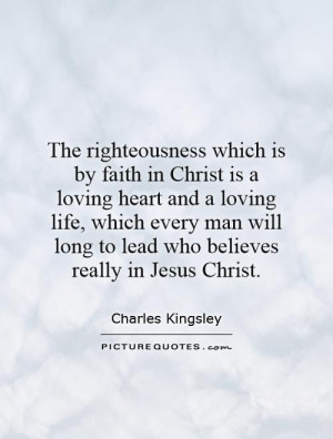 ... man will long to lead who believes really in Jesus Christ. Picture