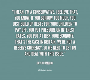 David Cameron Quotes