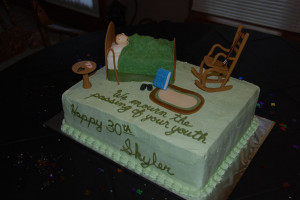 Funny Birthday Cake For A Old Man Turning 30 Picture