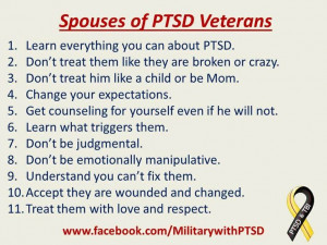 Spouses Of PTSD Veterans FYI