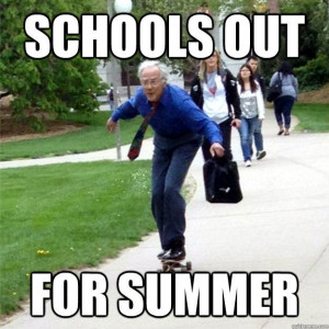 Schools out for summer