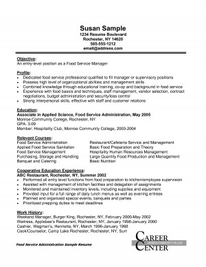 Event Manager Resume Samples