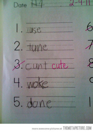 Funny photos funny spelling test first grade