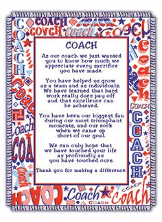 awesome thank you to the coach More