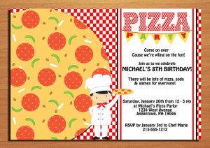 pizza party invitation template free