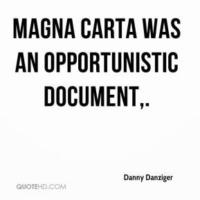 Magna Carta was an opportunistic document