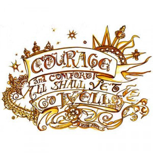 Courage and comfort William Shakespeare Quote by ImmortalLongings, $20 ...
