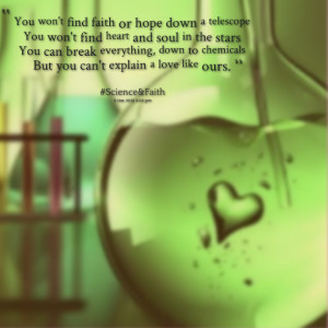 Quotes Picture: you won't find faith or hope down a telescope you won ...
