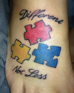 Autism tattoos quotes, Autism awareness tattoos, Autism tattoos