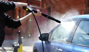 ... CAR WASHING THE GREEN WAY; FORD OFFERS TIPS ON MAKING YOUR CAR WASH