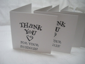 Thank You For Your Business Note. Business Thank You Phrases. View ...