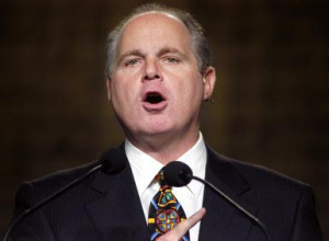Rush Limbaugh Speaks at the National Association of Broadcasters in ...