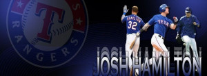 Josh Hamilton Texas Rangers Face Book Cover
