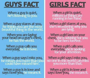 guys fact vs girls fact repost if you agree love quotes http ...