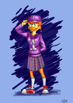 Darkwing Ducky And Gosalyn