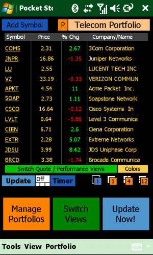Pocket Stock Monitor Feature Overview