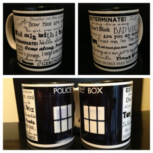 Doctor Who mugs: My Hubs likes the eleventh Doctor & I like the tenth ...