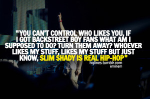 eminem, slim shady, hqlines, sayings, quotes - inspiring picture on ...
