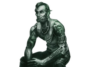 Abe Lincoln Tough Guy T-Shirt