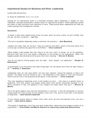 Inspirational Quotes for Business and Work Leadership Leadership by ...