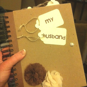 Journal for my future husband. I like the idea of giving im advice and ...