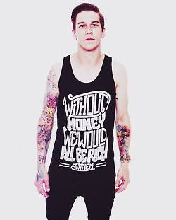 , Tattoos, smile, life, summer, anchor, perfect, sleeping with sirens ...