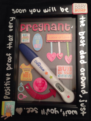 Pregnancy Announcement to husband.... love this idea for the future