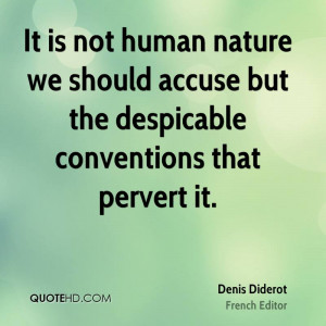 Denis Diderot Nature Quotes
