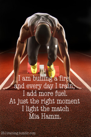 Quote by Mia Hamm - Champion Women’s Soccer player for USA. Awarded ...