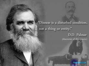 Disease does not exist. It is a process that occurs from the decrease ...
